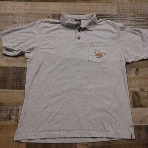 Harley‎ Davidson polo shirt men's extra large gray